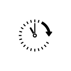 Passage of time vector icon