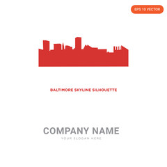 baltimore skyline company logo design
