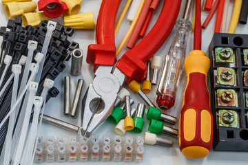 tools and materials for electrical repair