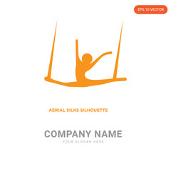 aerial silks company logo design