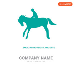 bucking horse company logo design