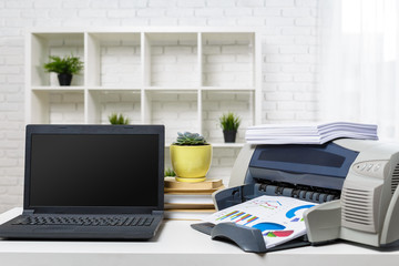 printer in office