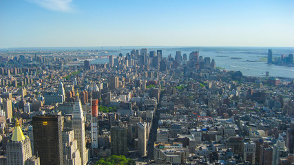 New York City view from top