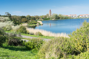 Fototapeta premium Westkapelle w Zeeland w Holandii