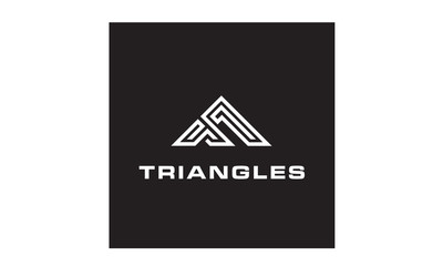 Adventure Triangle Mountain Apparel logo design 