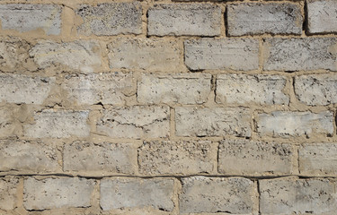 Concrete blocks wall