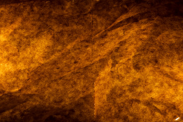 Old paper lit from behind
