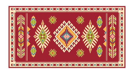 American Indians tribal blanket pattern. Navajo ethnic style.