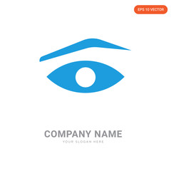 Human Eyebrow company logo design