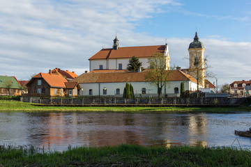 Fototapeta na wymiar Church of the Holy Trinity in Tykocin, Podlaskie, Poland