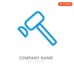 Hammer company logo design