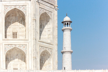 Fototapeta na wymiar Taj Mahal Minar
