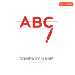 Writing company logo design