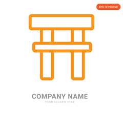 Torii gate company logo design