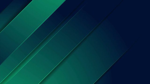 Dark green and blue stripes abstract motion background. Seamless looping. Video animation Ultra HD 4K 3840x2160