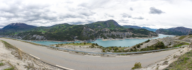 Lake Serre-Poncon in France