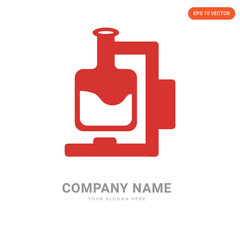Flask company logo design