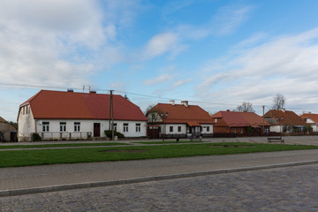 Tradicional old building in Tykocin town, Podlasie, Poland
