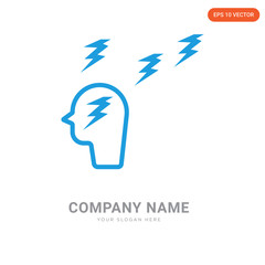 Thinking company logo design