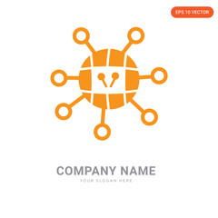 Network company logo design