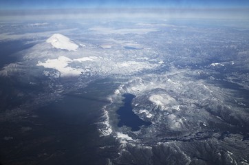 富士山と箱根(空撮）