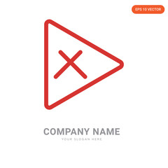 Obraz premium Cross company logo design