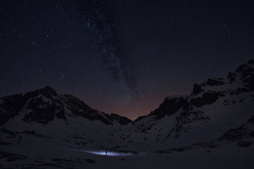 Alone under the Milky way