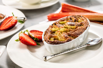 Rhabarber  Kuchen
