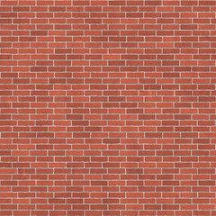 Background texture of red brick wall