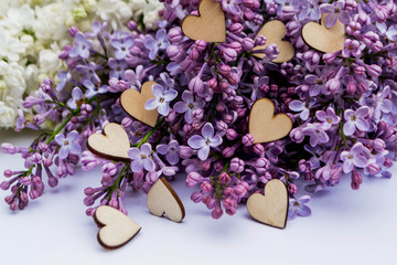 Obraz na płótnie Canvas Lilac and Love