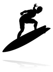 Surfer Silhouette