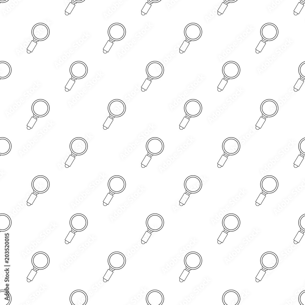 Poster Loupe pattern vector seamless repeating for any web design