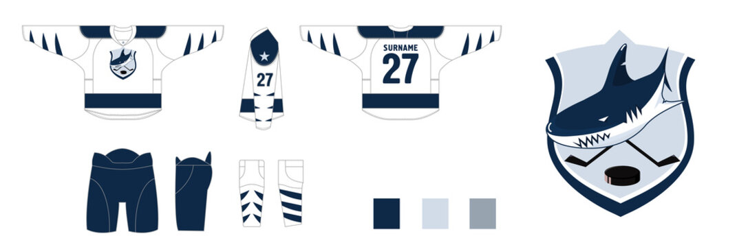Ice Hockey Uniform Template – Sports Templates