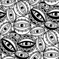 Graphic all seeing eye