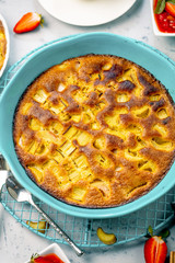 Rhabarber  Kuchen
