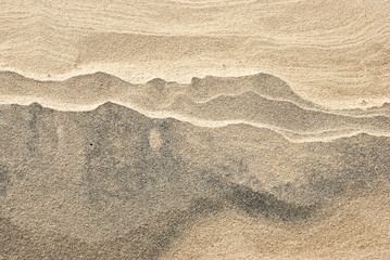 Natural pattern on the sand