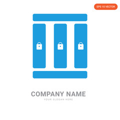 Lockers company logo design