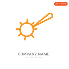 Pizza cutter company logo design