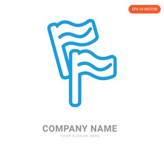 Flags company logo design