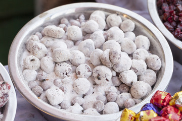 Indian Various Sweet Stall Snack