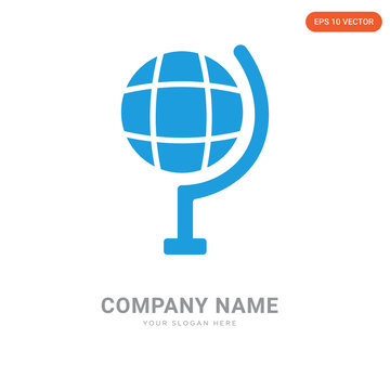 Earth globe company logo design