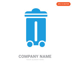 Recycle bin company logo design