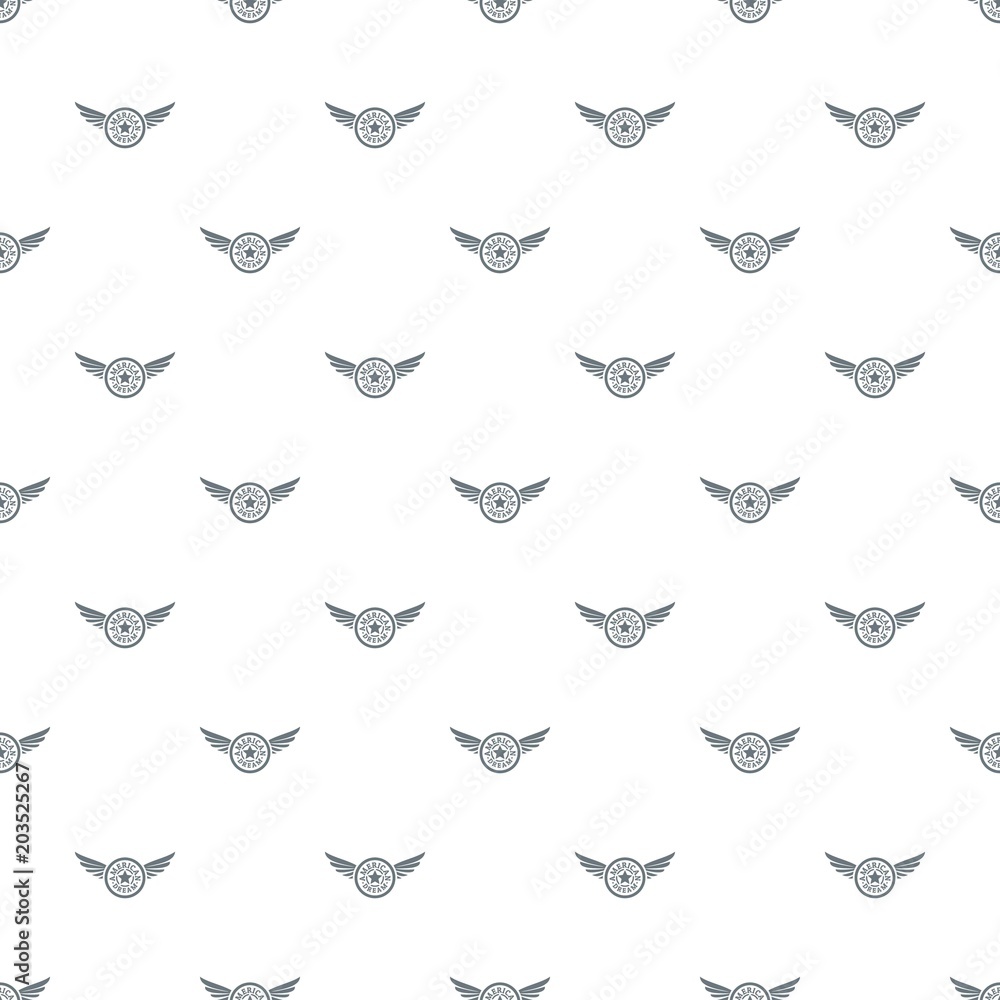 Poster american dream pattern vector seamless repeat for any web design