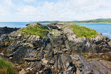 Fototapeta na wymiar Landscapes of Ireland. Peninsula Mizen Head