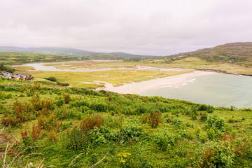 Fototapeta na wymiar Landscapes of Ireland. Barleycove beach