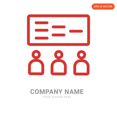 Fototapeta premium Presentation company logo design