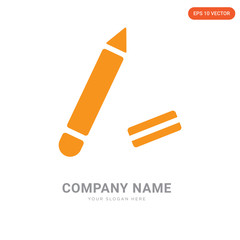 Pencil company logo design