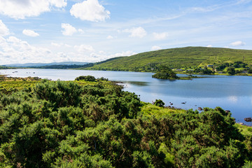 Fototapeta na wymiar Landscapes of Ireland. Connemara in Galway county