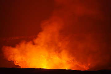 Fototapeta na wymiar Active volcano