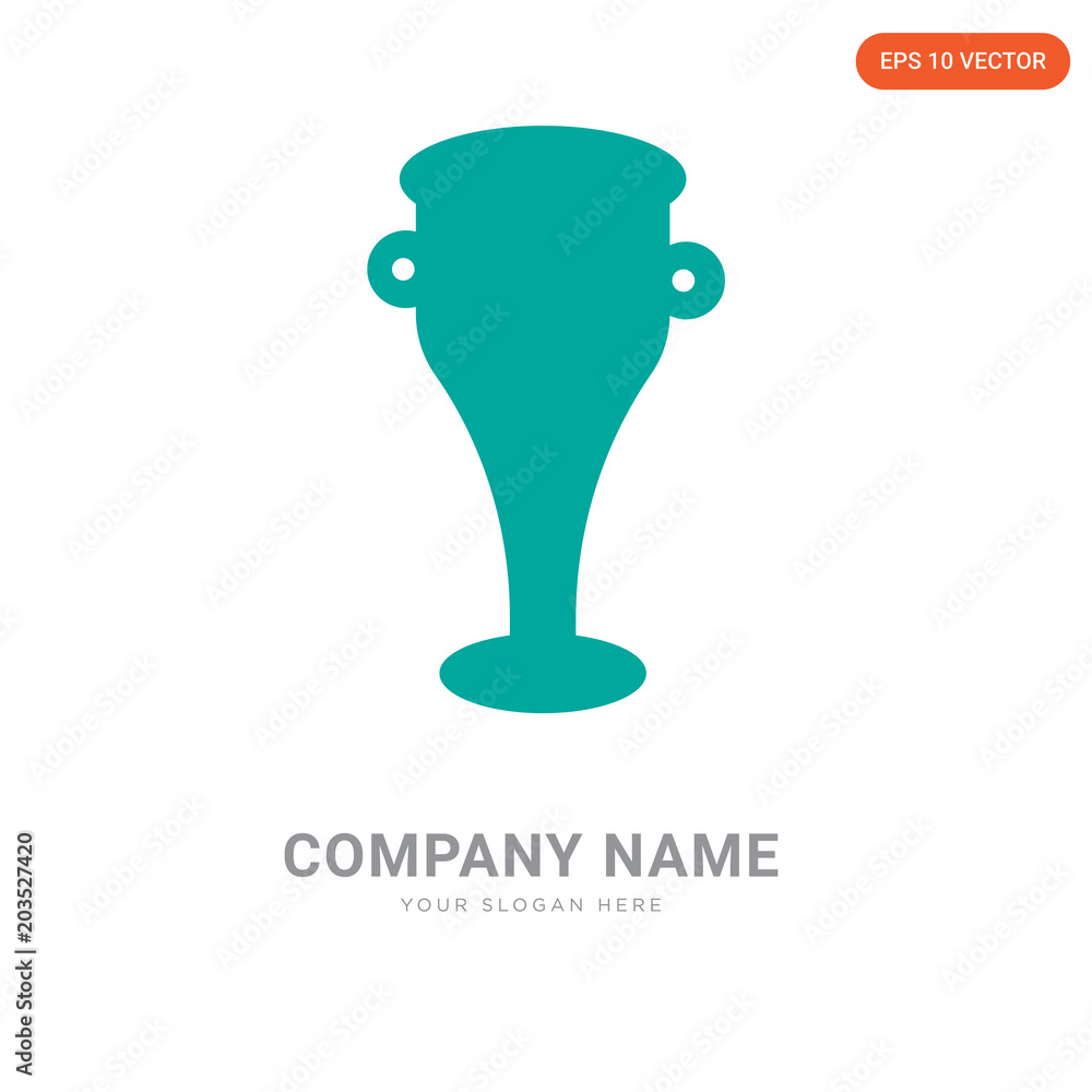 Sticker Trophy company logo design